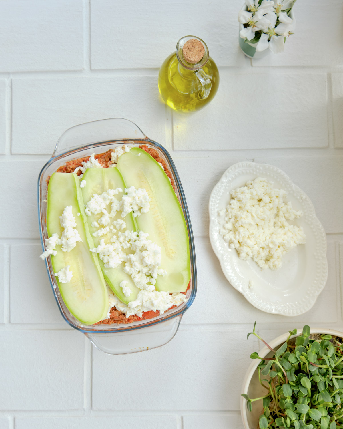 Lasagna with Zucchini and Ricotta and Eat Me At