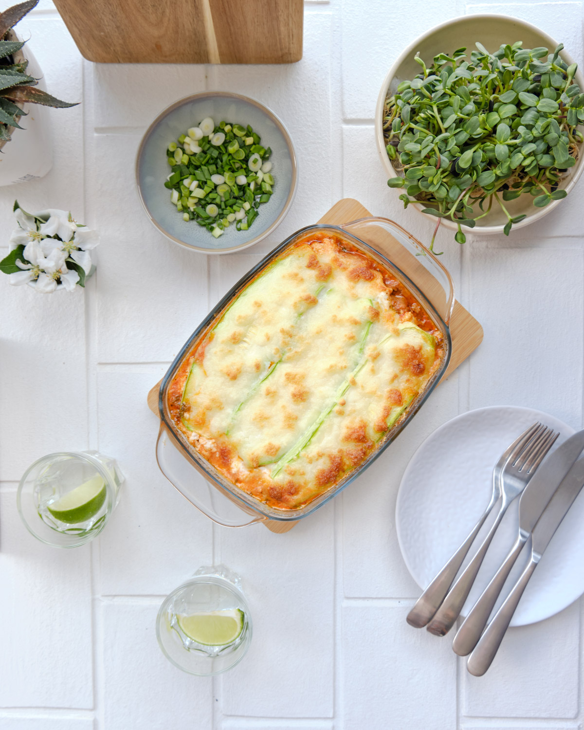 Lasagna with Zucchini and Ricotta and Eat Me At