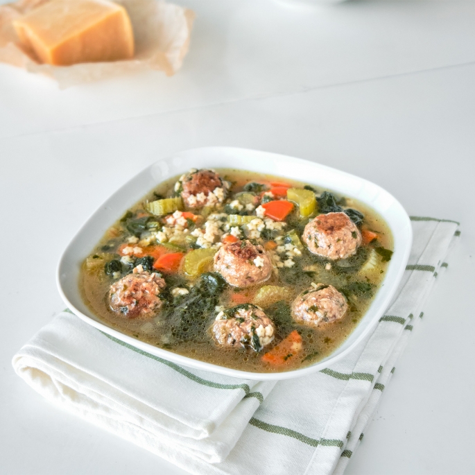 Italian wedding soup with Eat Me At