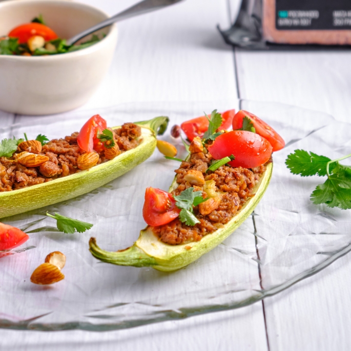 Stuffed zucchini with Eat me at