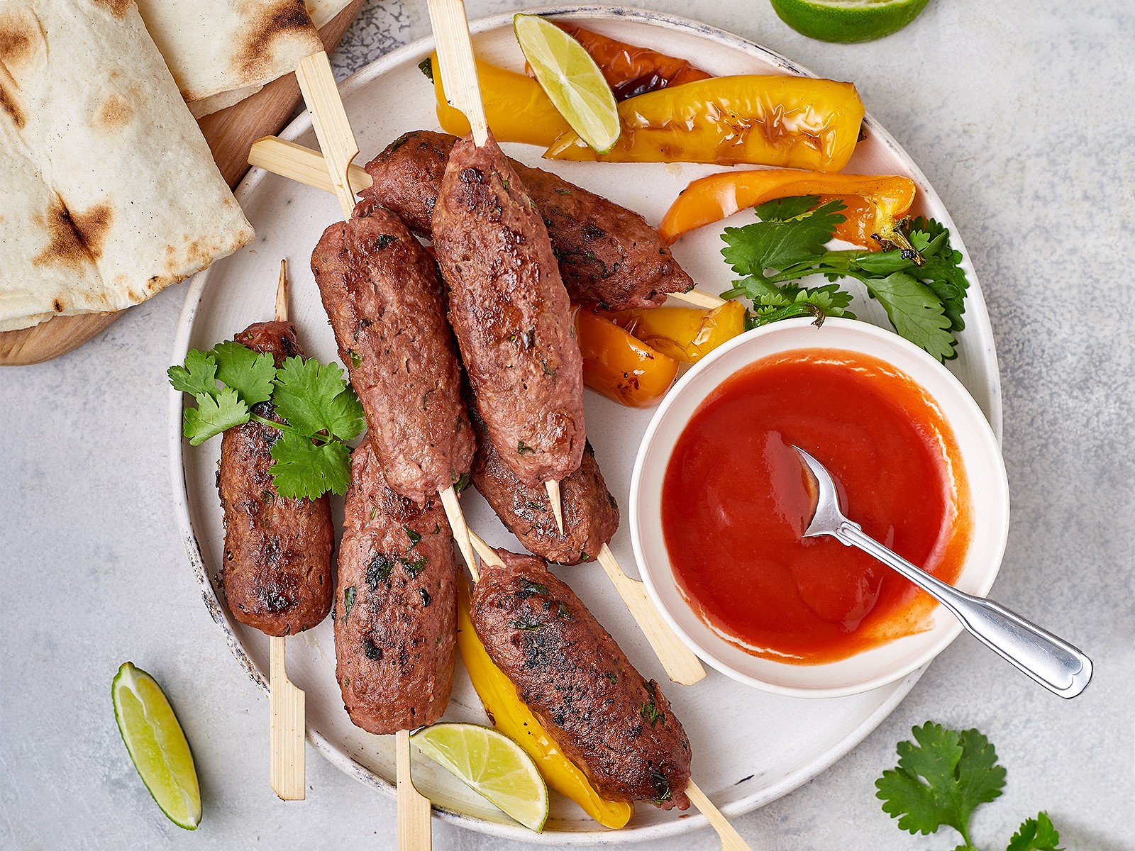 Kebab with minced meat Eat me at with Vognyar sauce - Photo №1