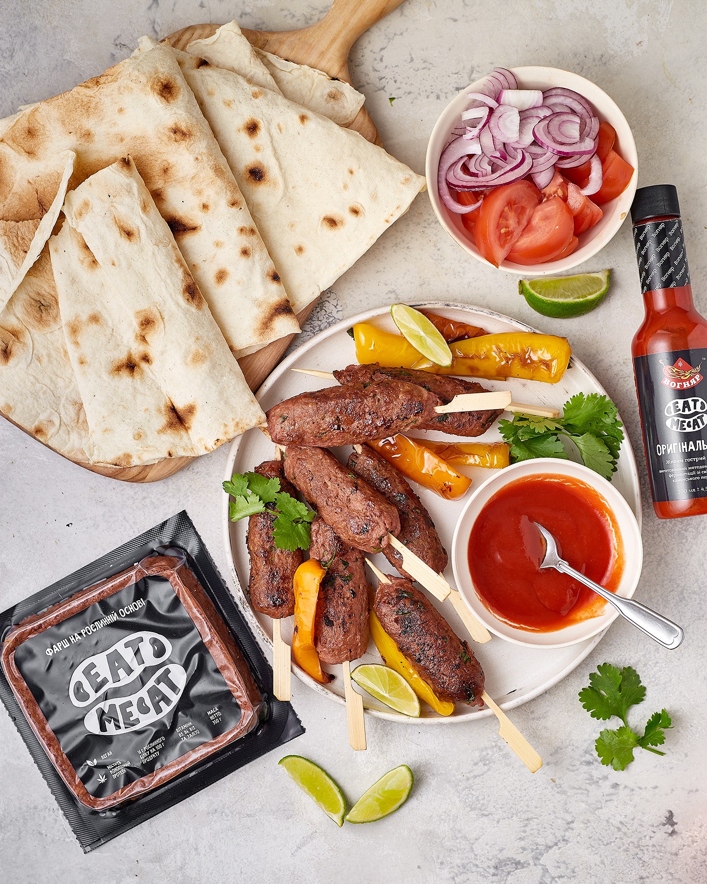 Kebab with minced meat Eat me at with Vognyar sauce - Photo №8