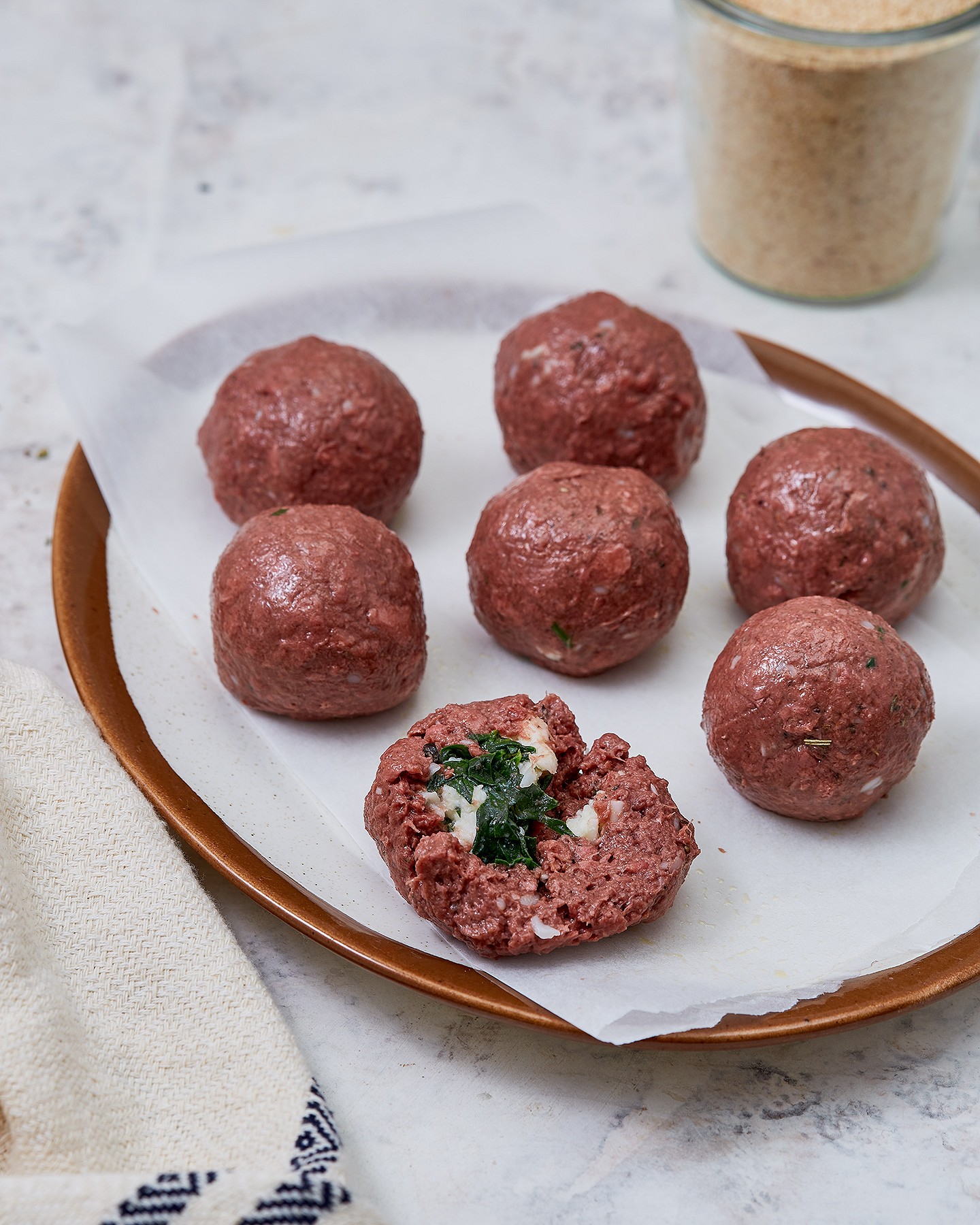 Eat me at mincemeat croquettes with mozzarella and spinach - Photo №7