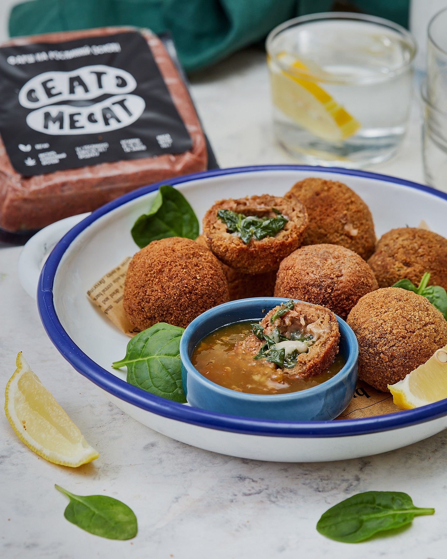Eat me at mincemeat croquettes with mozzarella and spinach - Photo №9