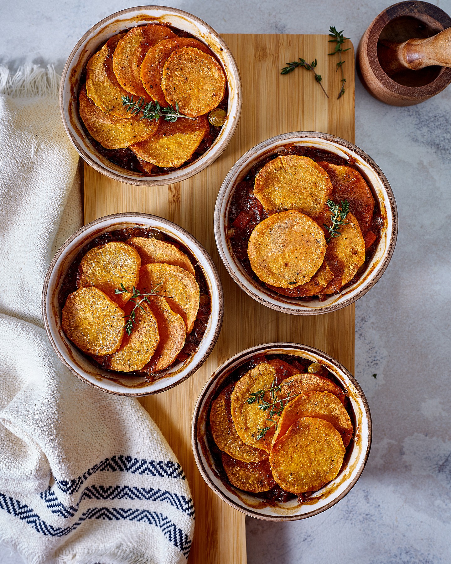 Mini pies with eat me at minced meat stewed in Guinness and sweet potato - Photo №10