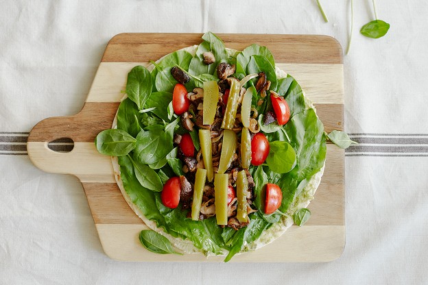 Roll with minced Eat Me At and mushrooms - Photo №15