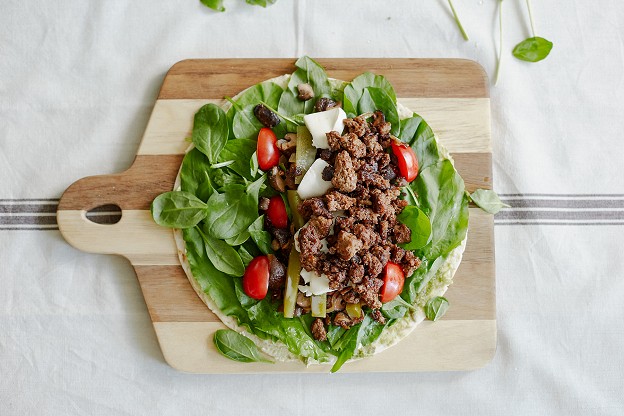 Roll with minced Eat Me At and mushrooms - Photo №19