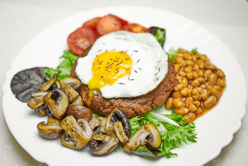 English breakfast with steak Eat Me At