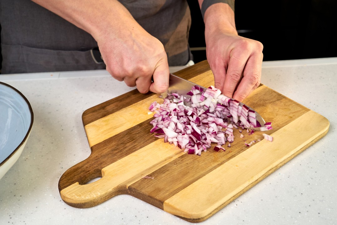 Croissant with vegan scramble and minced meat Eat Me At - Photo №6