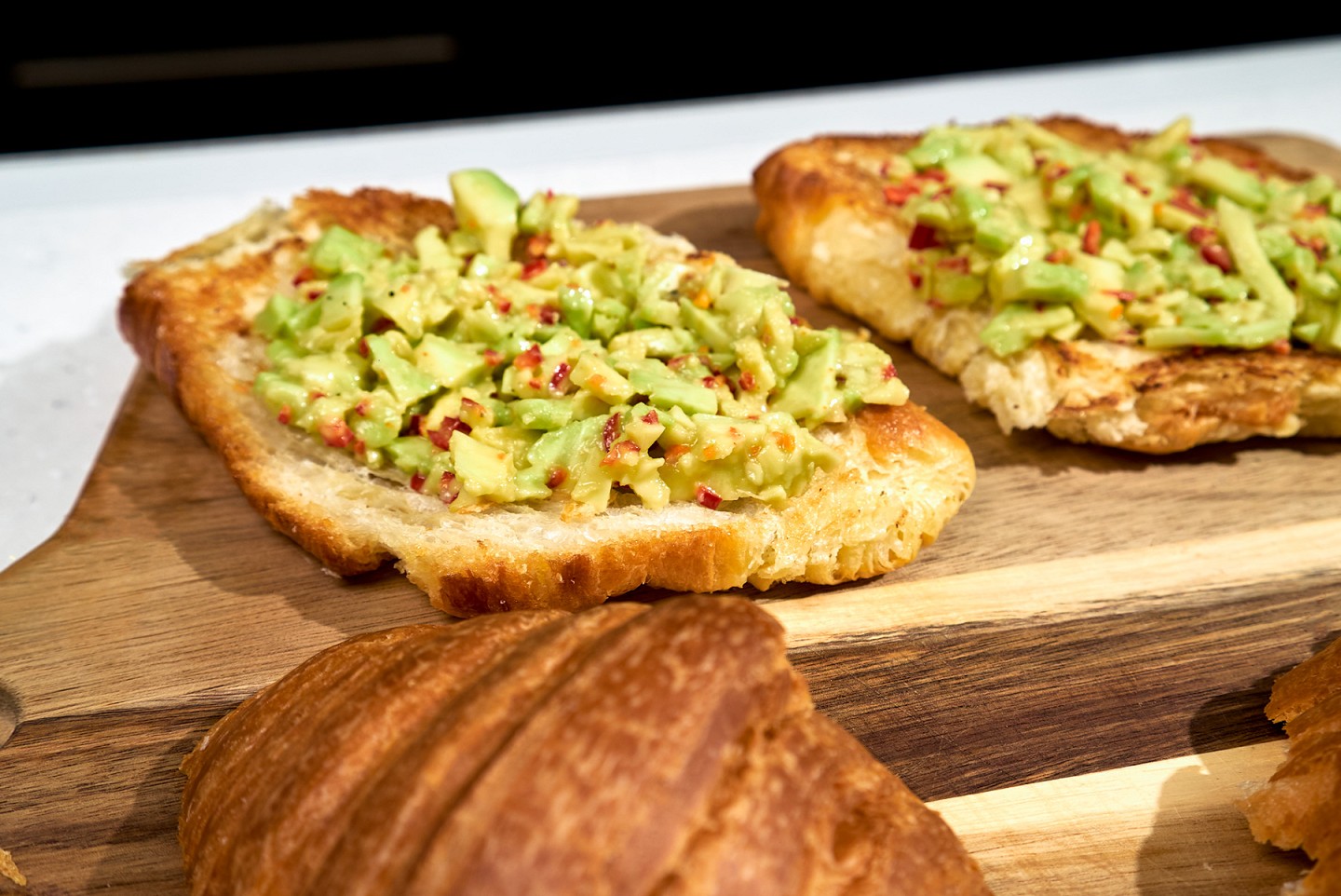 Croissant with vegan scramble and minced meat Eat Me At - Photo №12