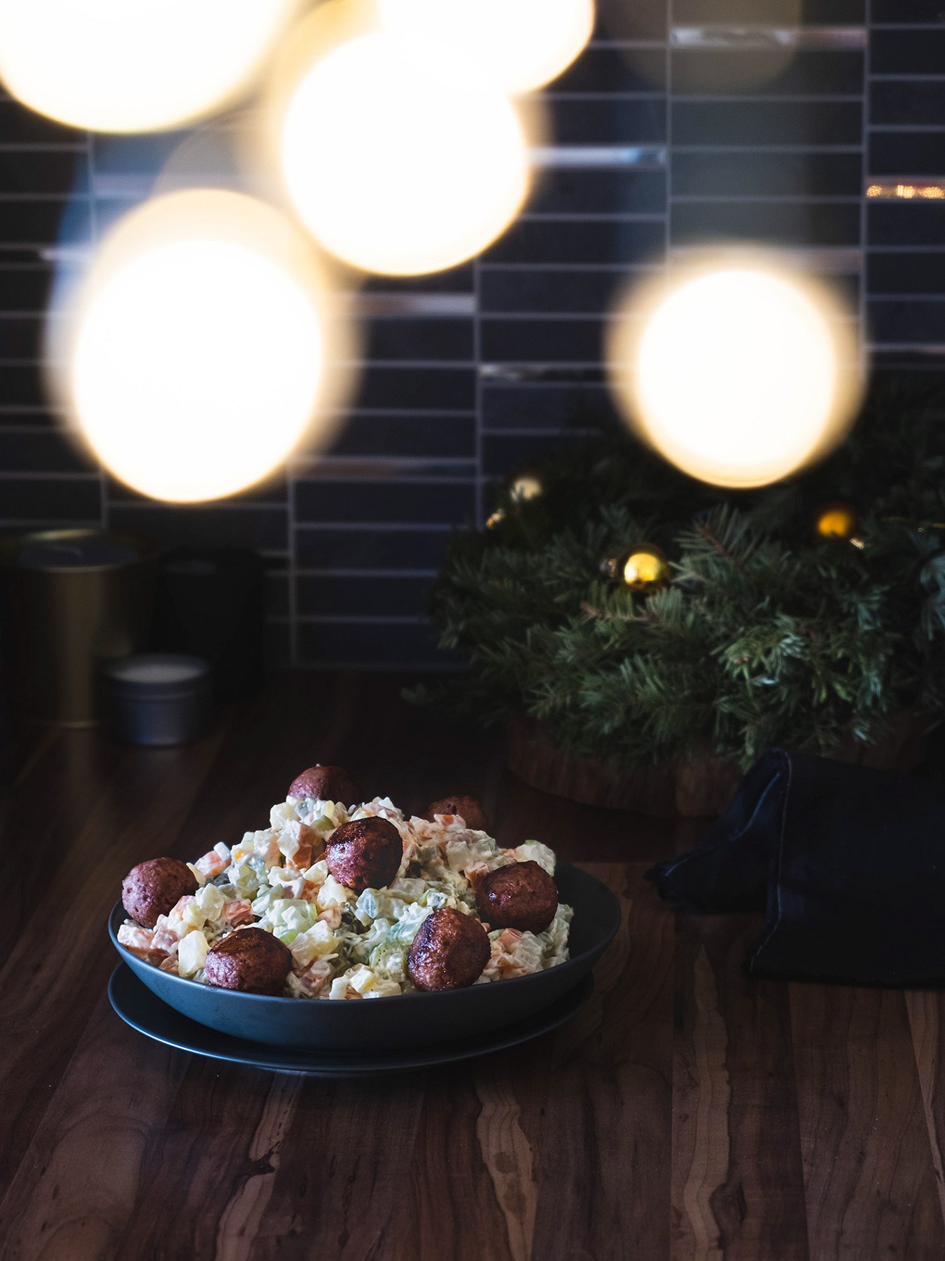 Olivier with "meat" balls Eat me at - Photo №4