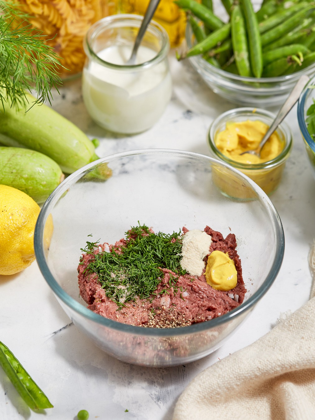 Summer pasta salad with meatballs Eat me at - Photo №3