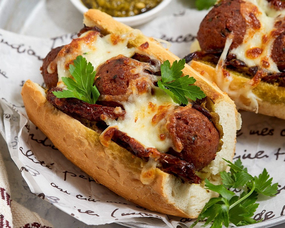 Sub sandwiches with meatballs Eat me at