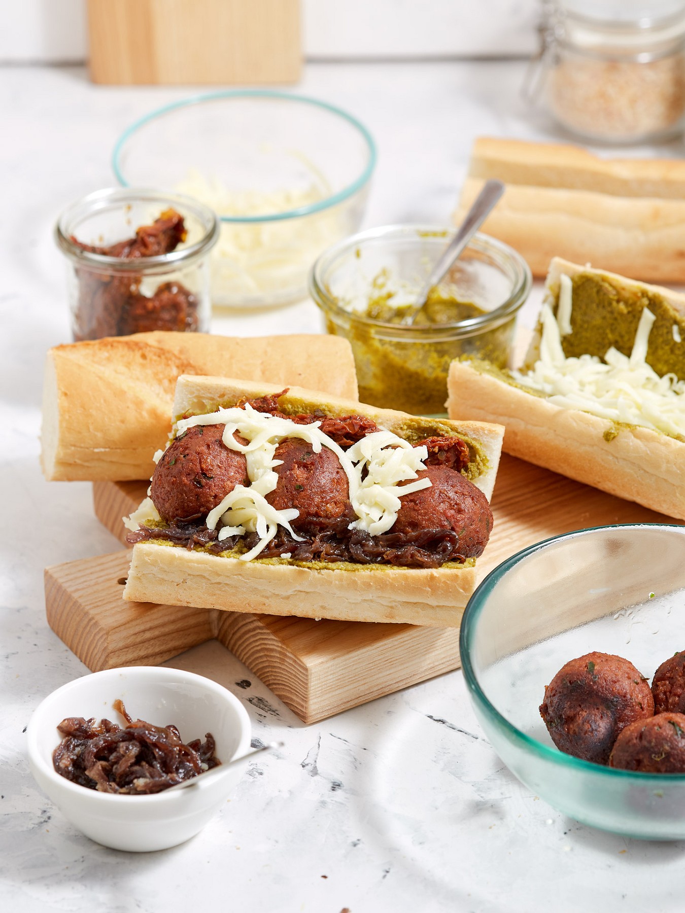 Sub sandwiches with meatballs Eat me at - Photo №7