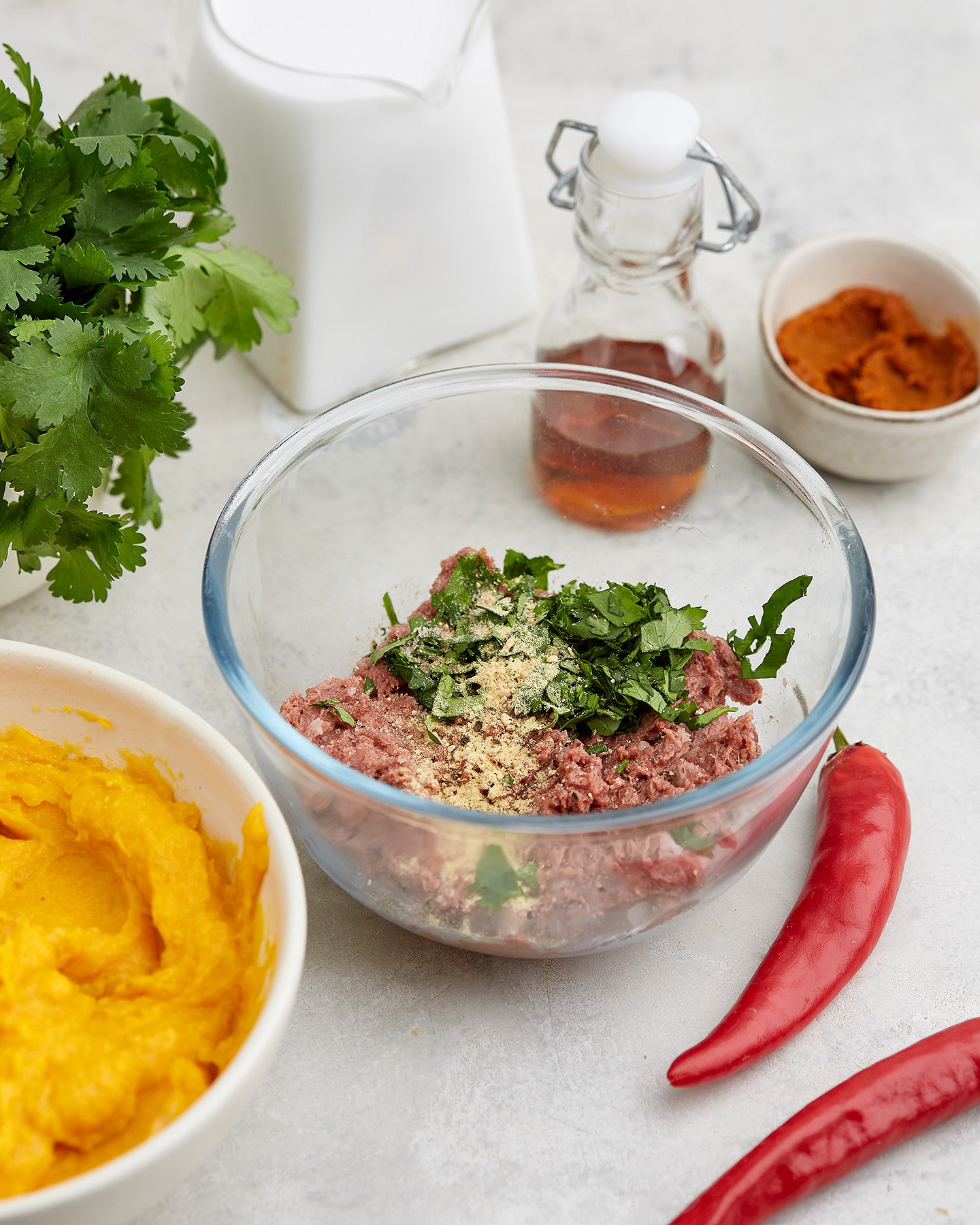 Meatballs Eat me at in pumpkin curry sauce - Photo №4