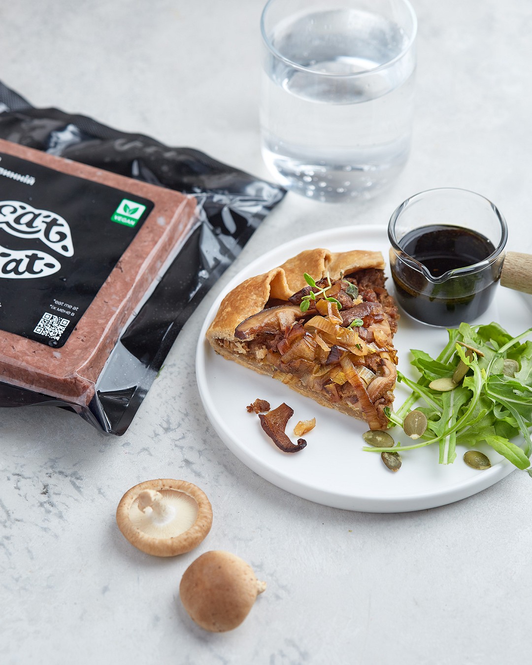 Wholemeal breadcrumbs with Eat me at and mushrooms - Photo №12