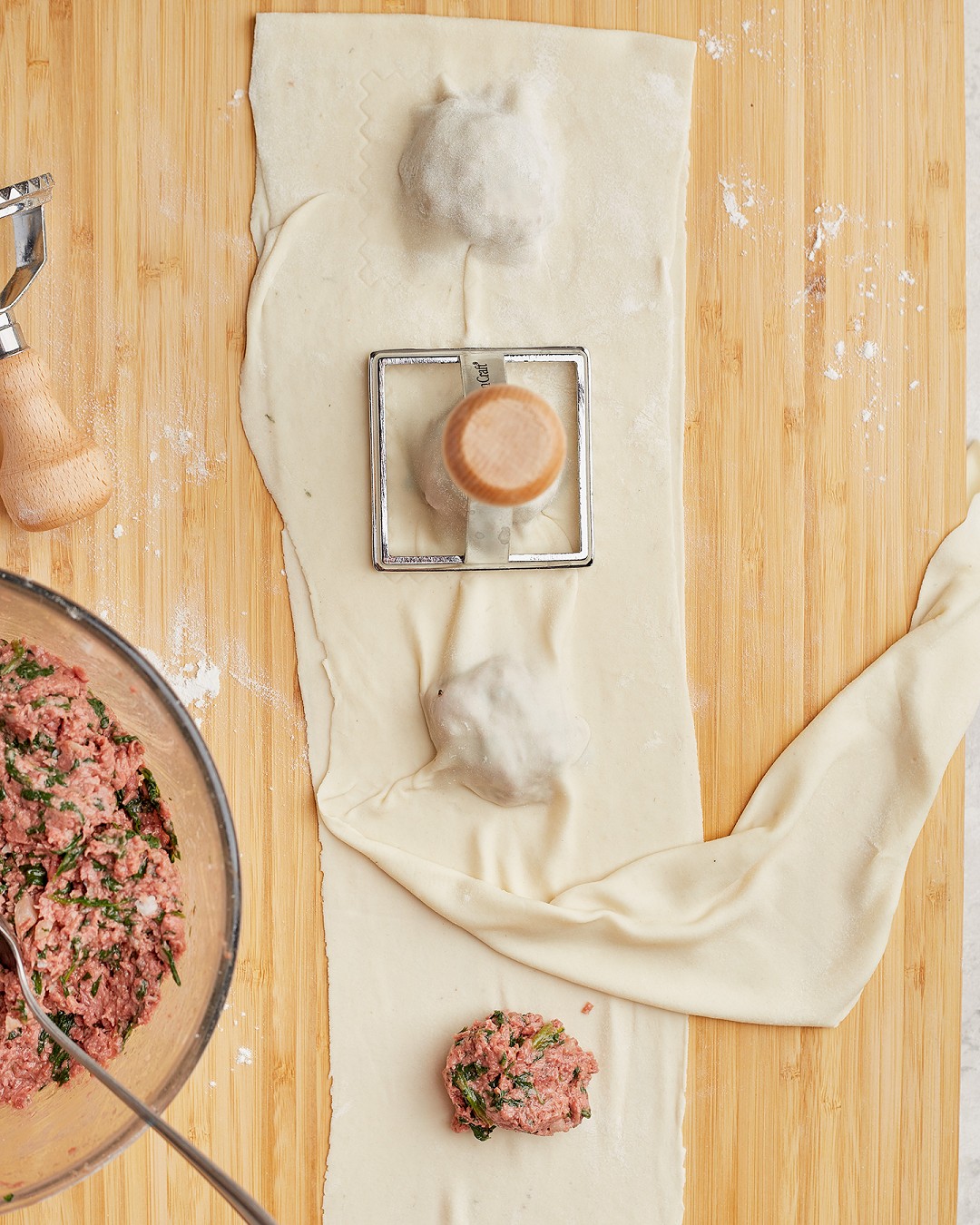 Ravioli with minced meat Eat me at and spinach - Photo №7