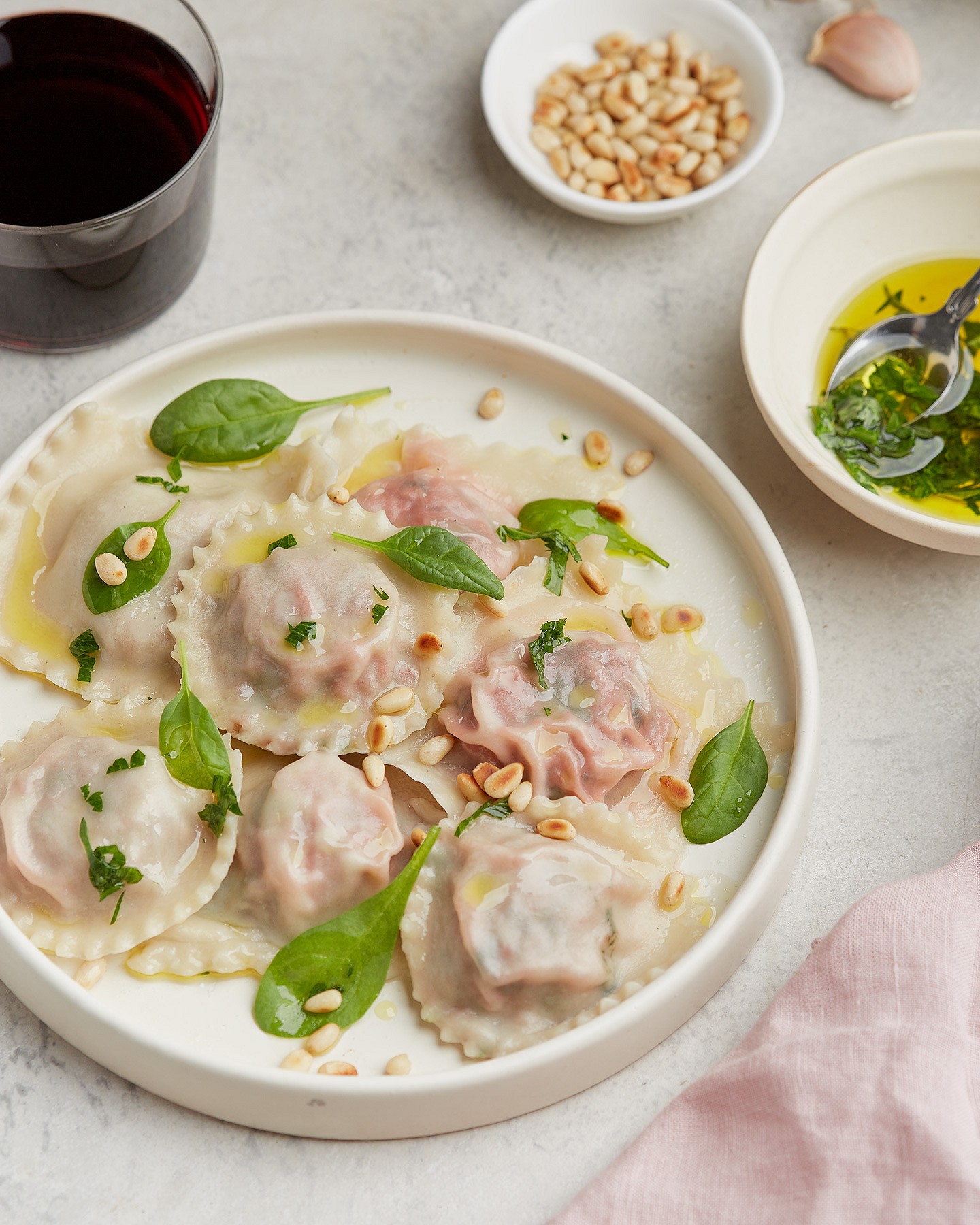 Ravioli with minced meat Eat me at and spinach - Photo №12